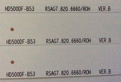 KIT DE LED´S PARA TV (11 PIEZAS) / SHARP HD500DF-B53 / RSAG7.820.6660/ROH VER:B / CQC13134095636 / E166702 / PANEL HD500DF-B54(020) / HD500DF-B54(020)\T1\S28\GM\ROH / MODELO LC-50N4000U - Imagen 2